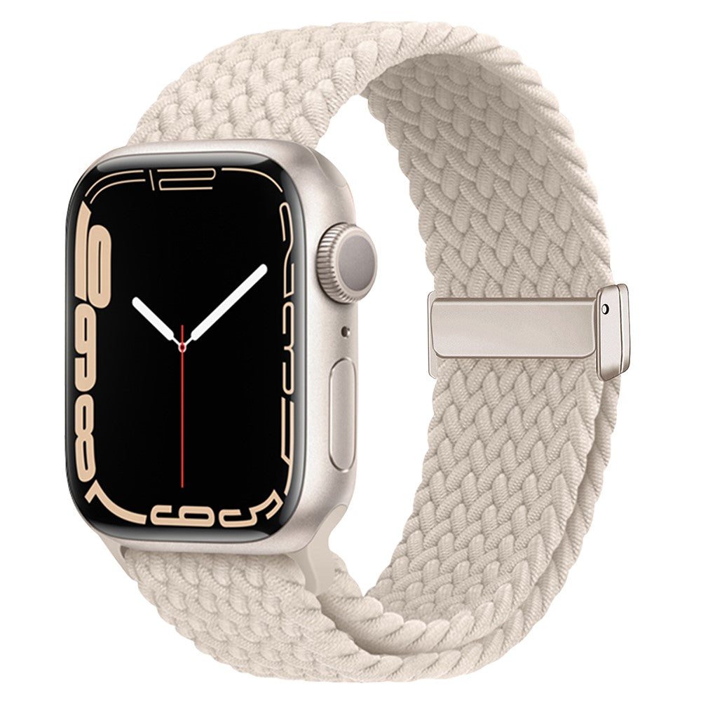 Meget Fed Nylon Universal Rem passer til Apple Smartwatch - Hvid#serie_14