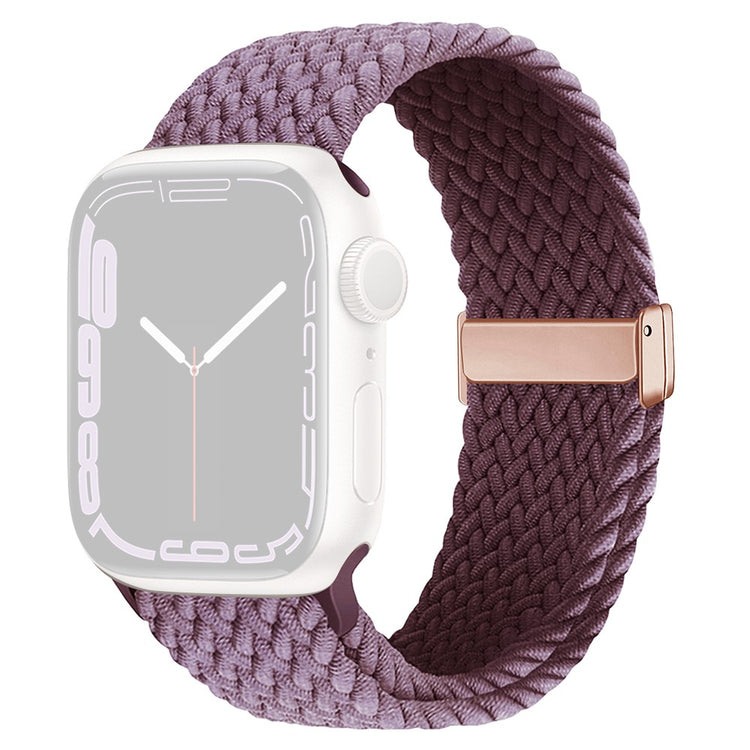 Meget Fed Nylon Universal Rem passer til Apple Smartwatch - Lilla#serie_15
