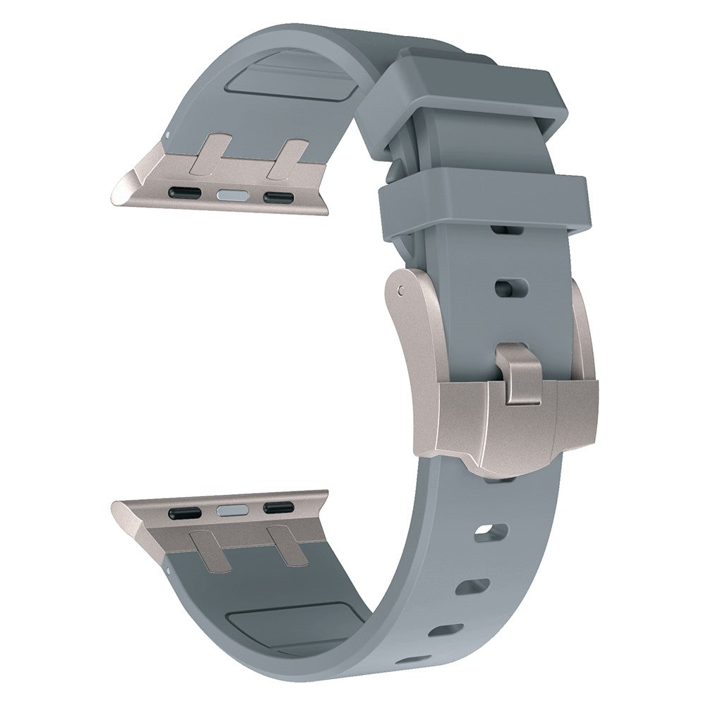 Smuk Silikone Universal Rem passer til Apple Smartwatch - Sølv#serie_4