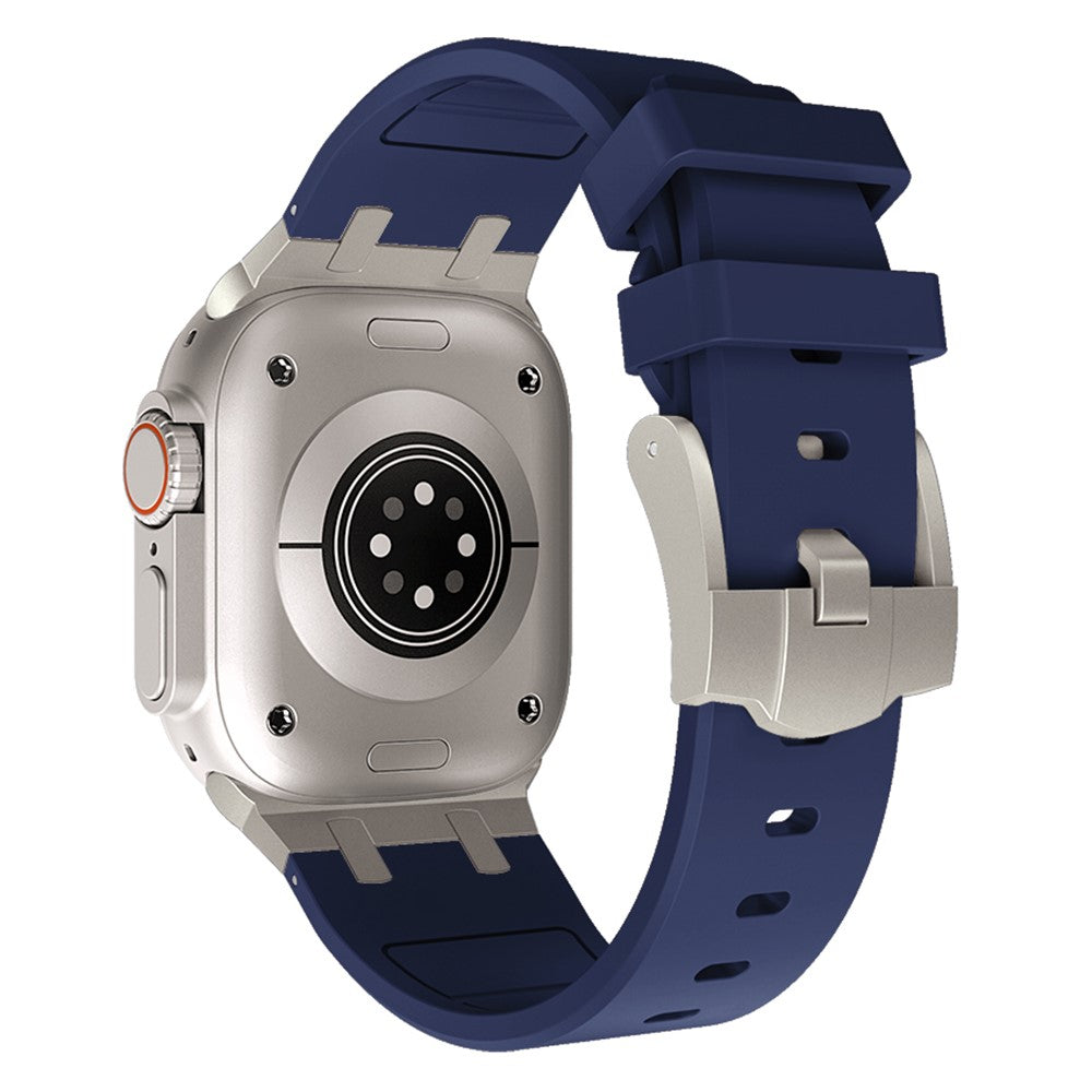 Smuk Silikone Universal Rem passer til Apple Smartwatch - Blå#serie_5