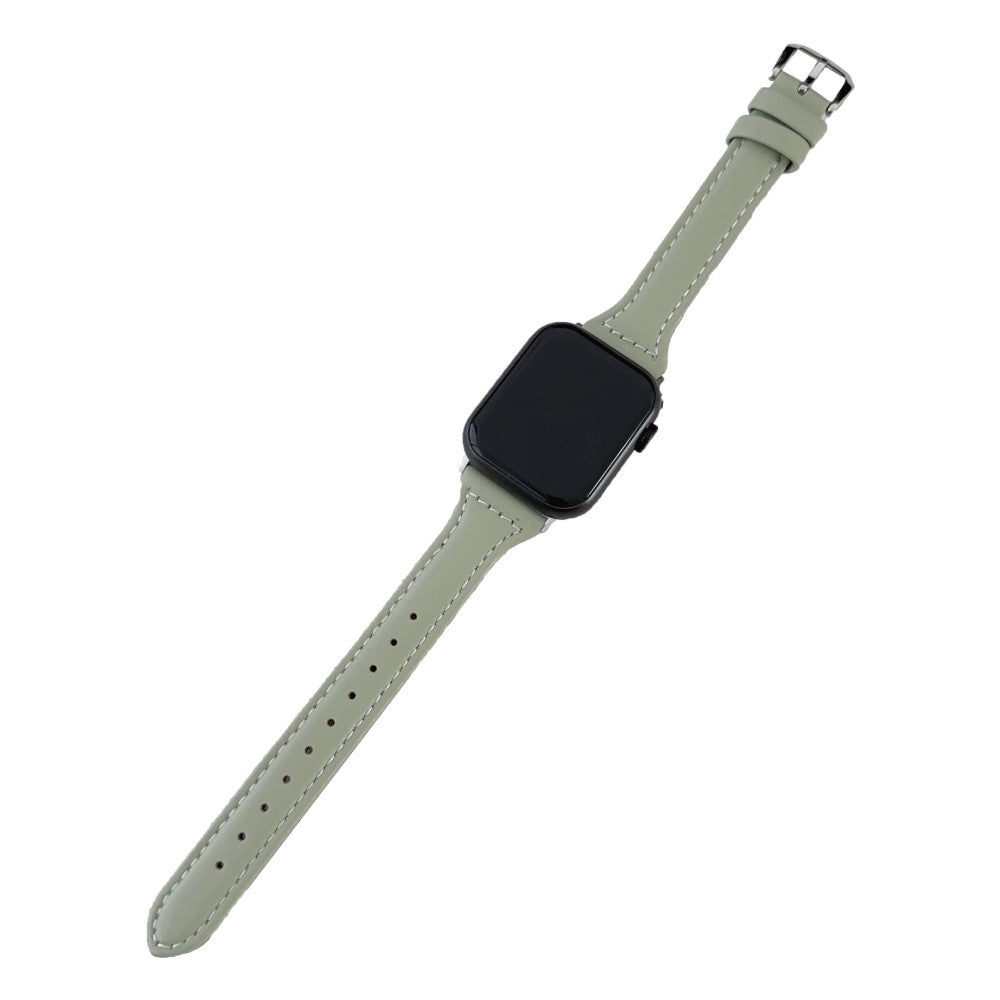 Sejt Kunstlæder Universal Rem passer til Apple Smartwatch - Grøn#serie_1