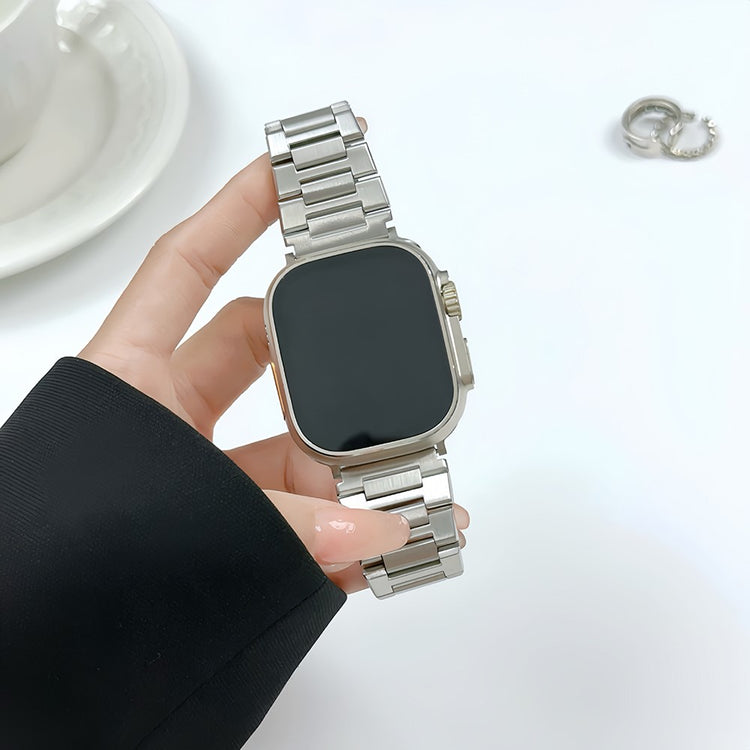 Rigtigt Pænt Metal Universal Rem passer til Apple Smartwatch - Sølv#serie_2