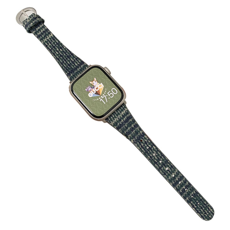 Meget Nydelig Filt Universal Rem passer til Apple Smartwatch - Grøn#serie_3