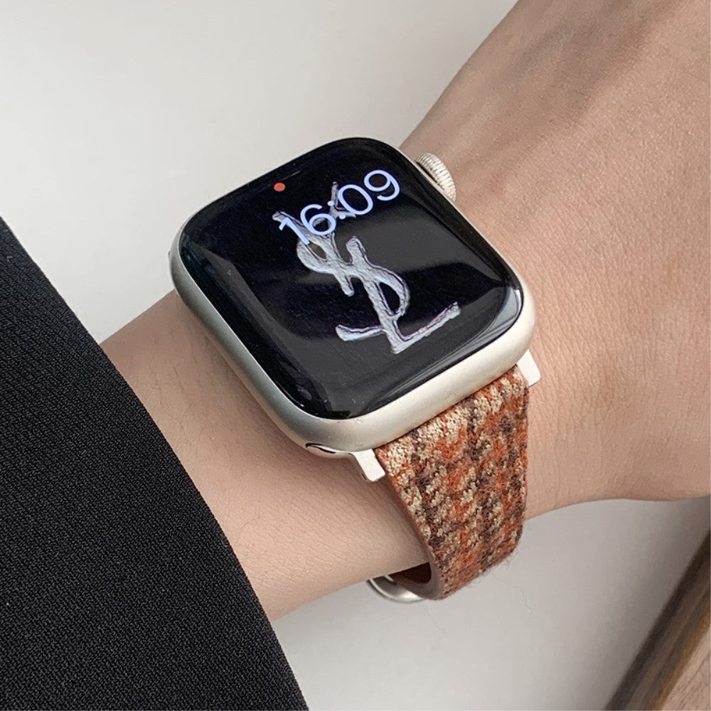 Rigtigt Fantastisk Filt Universal Rem passer til Apple Smartwatch - Brun#serie_3
