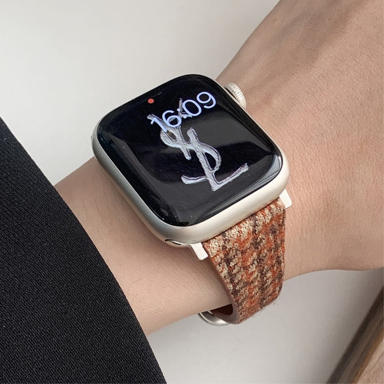 Rigtigt Fantastisk Filt Universal Rem passer til Apple Smartwatch - Brun#serie_3