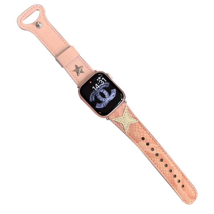 Godt Kunstlæder Universal Rem passer til Apple Smartwatch - Pink#serie_3