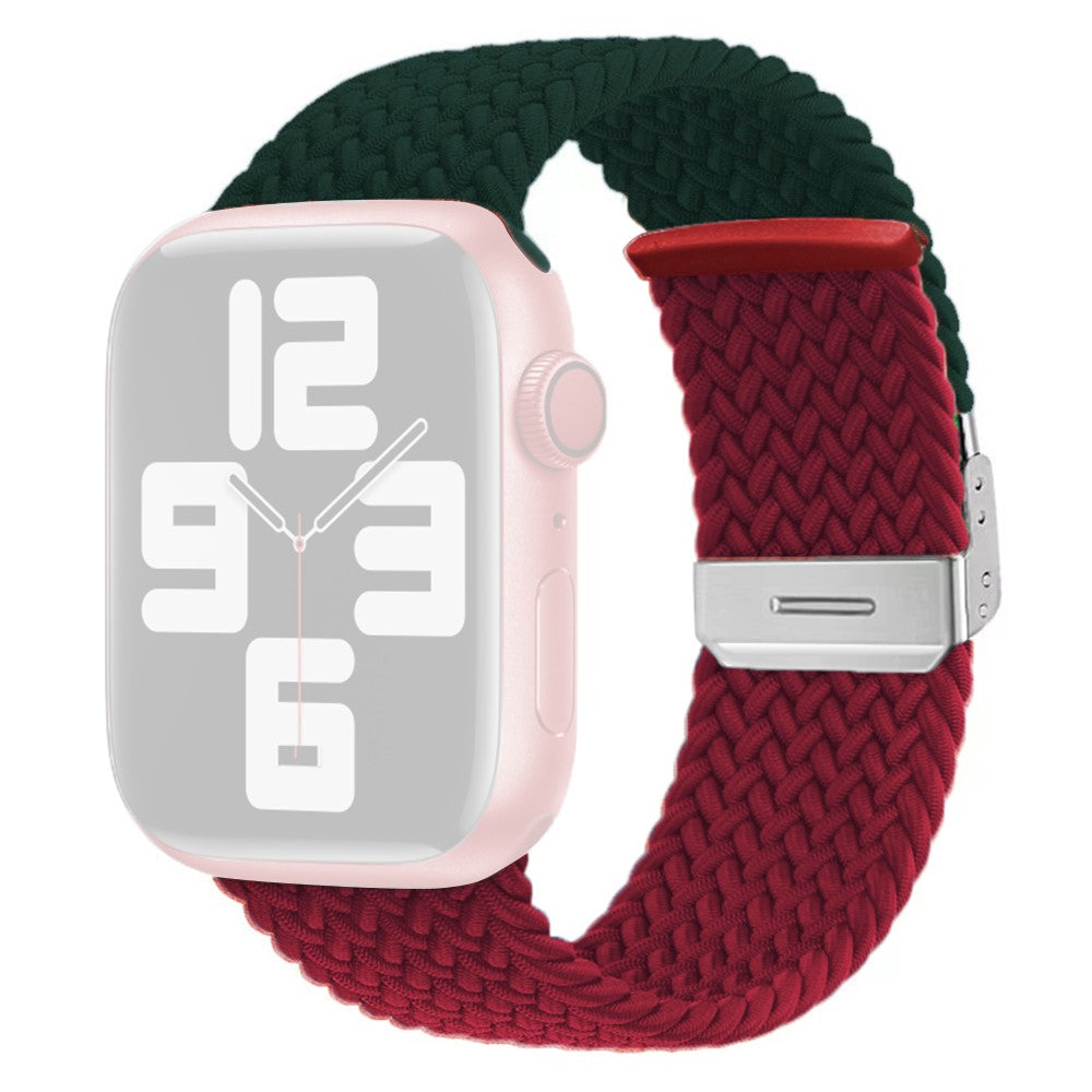Udsøgt Nylon Universal Rem passer til Apple Smartwatch - Rød#serie_4