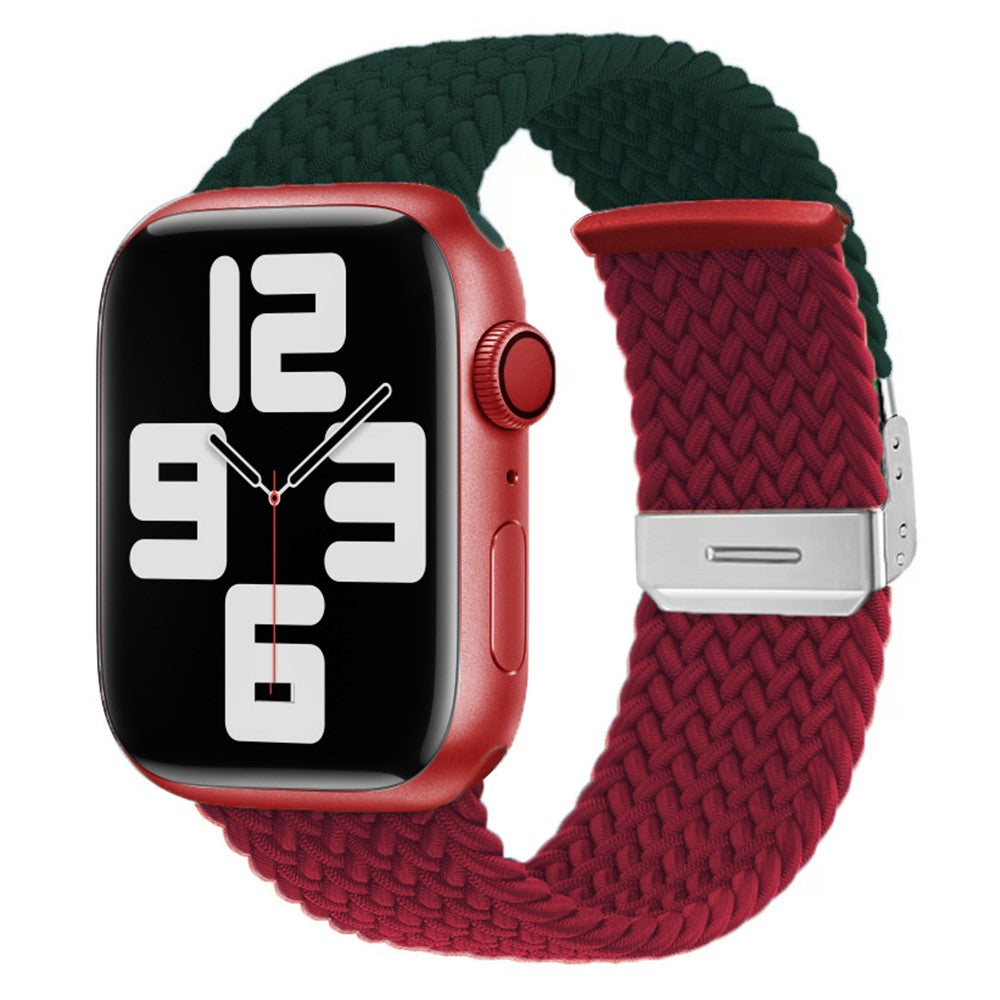 Udsøgt Nylon Universal Rem passer til Apple Smartwatch - Rød#serie_4