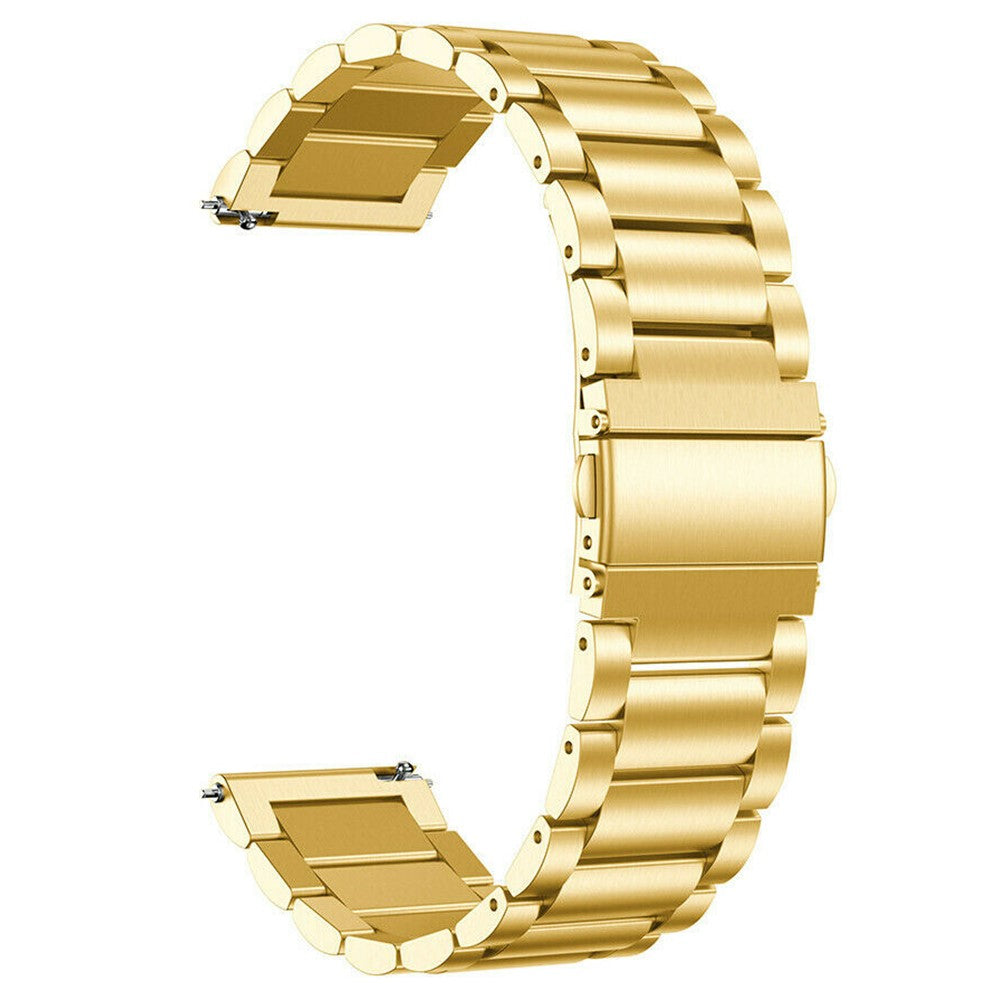 Helt Vildt Slidstærk Metal Universal Rem passer til Huawei Smartwatch - Guld#serie_1
