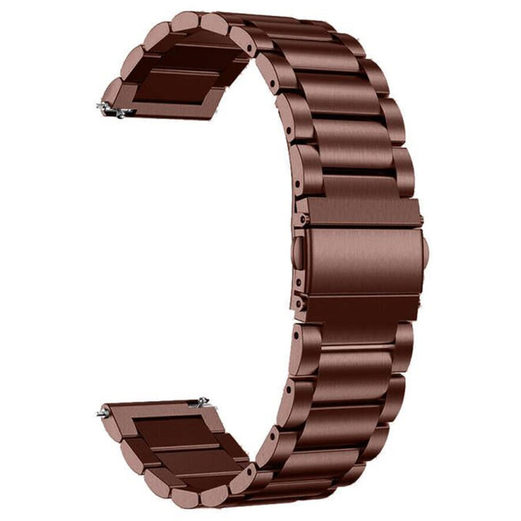 Helt Vildt Slidstærk Metal Universal Rem passer til Huawei Smartwatch - Brun#serie_2