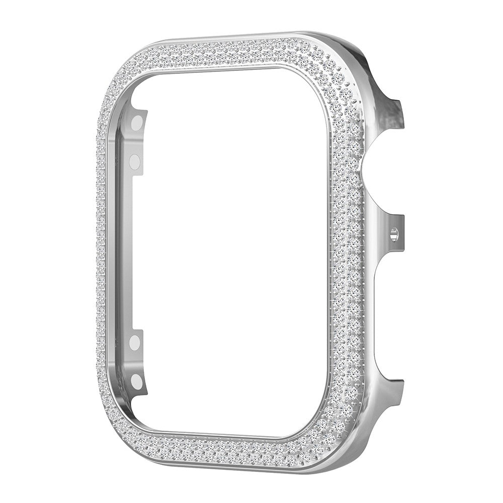 Mega Fed Rhinsten Universal Rem passer til Apple Smartwatch - Sølv#serie_4