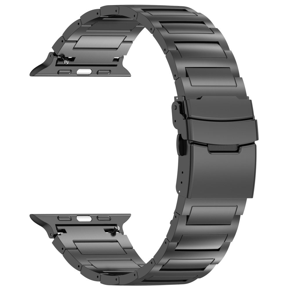 Rigtigt Nydelig Metal Universal Rem passer til Apple Smartwatch - Sort#serie_1