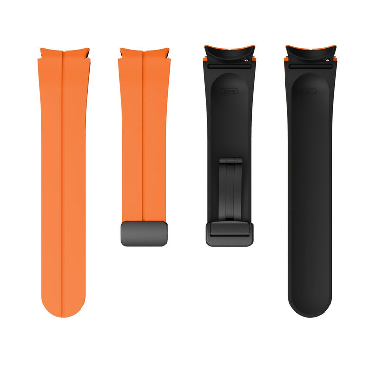 Rigtigt Skøn Silikone Universal Rem passer til Samsung Smartwatch - Orange#serie_1