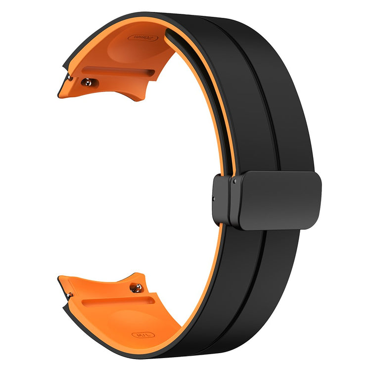 Rigtigt Skøn Silikone Universal Rem passer til Samsung Smartwatch - Orange#serie_3