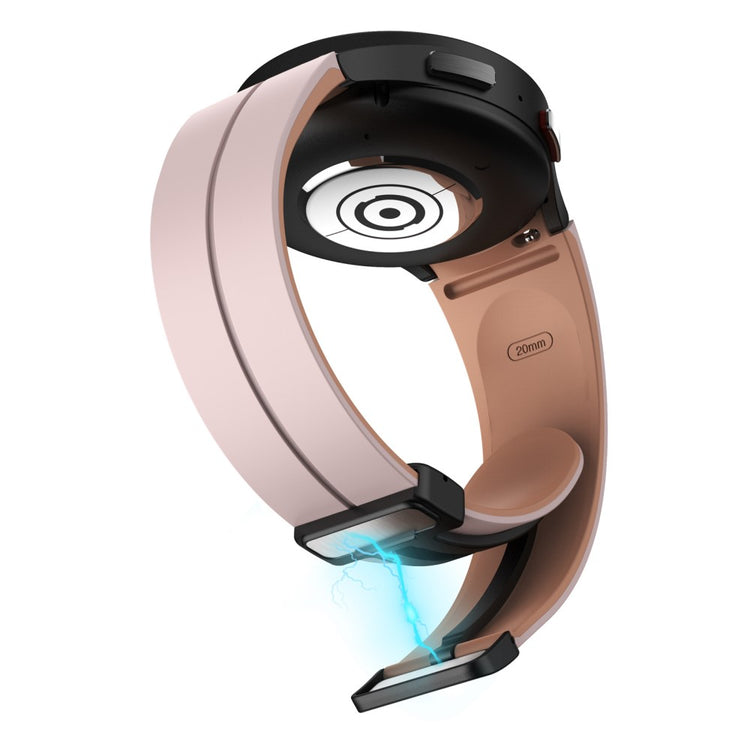 Rigtigt Skøn Silikone Universal Rem passer til Samsung Smartwatch - Pink#serie_10