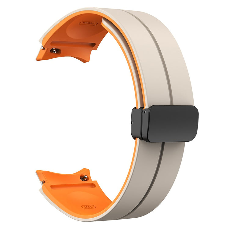 Rigtigt Skøn Silikone Universal Rem passer til Samsung Smartwatch - Orange#serie_12