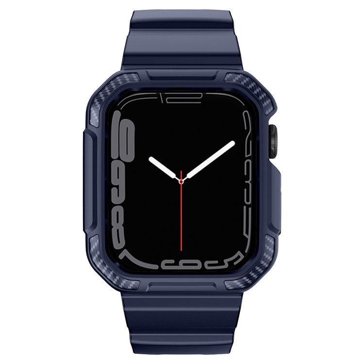 Rigtigt Kønt Silikone Universal Rem passer til Apple Smartwatch - Blå#serie_4