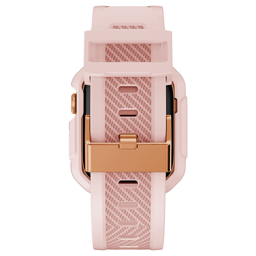 Vildt Sejt Silikone Universal Rem passer til Apple Smartwatch - Pink#serie_1