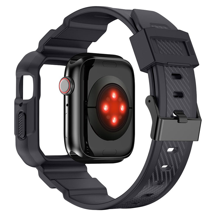 Vildt Sejt Silikone Universal Rem passer til Apple Smartwatch - Sølv#serie_3