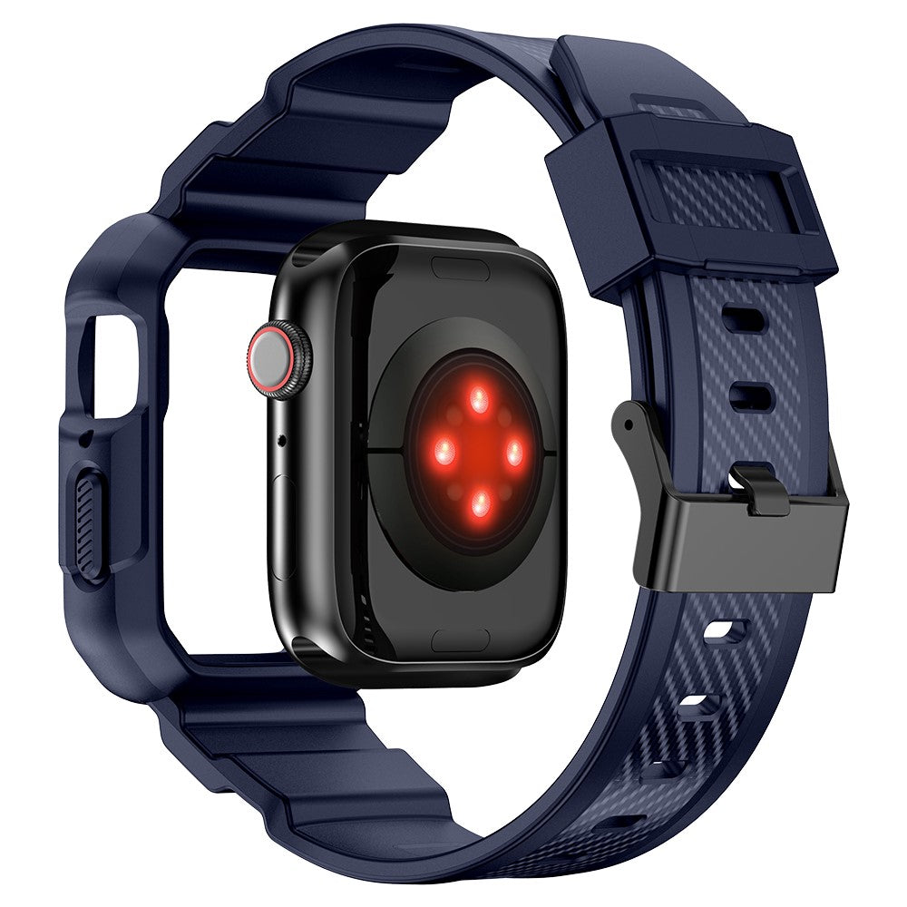 Vildt Sejt Silikone Universal Rem passer til Apple Smartwatch - Blå#serie_4