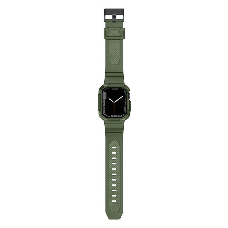 Vildt Sejt Silikone Universal Rem passer til Apple Smartwatch - Grøn#serie_5