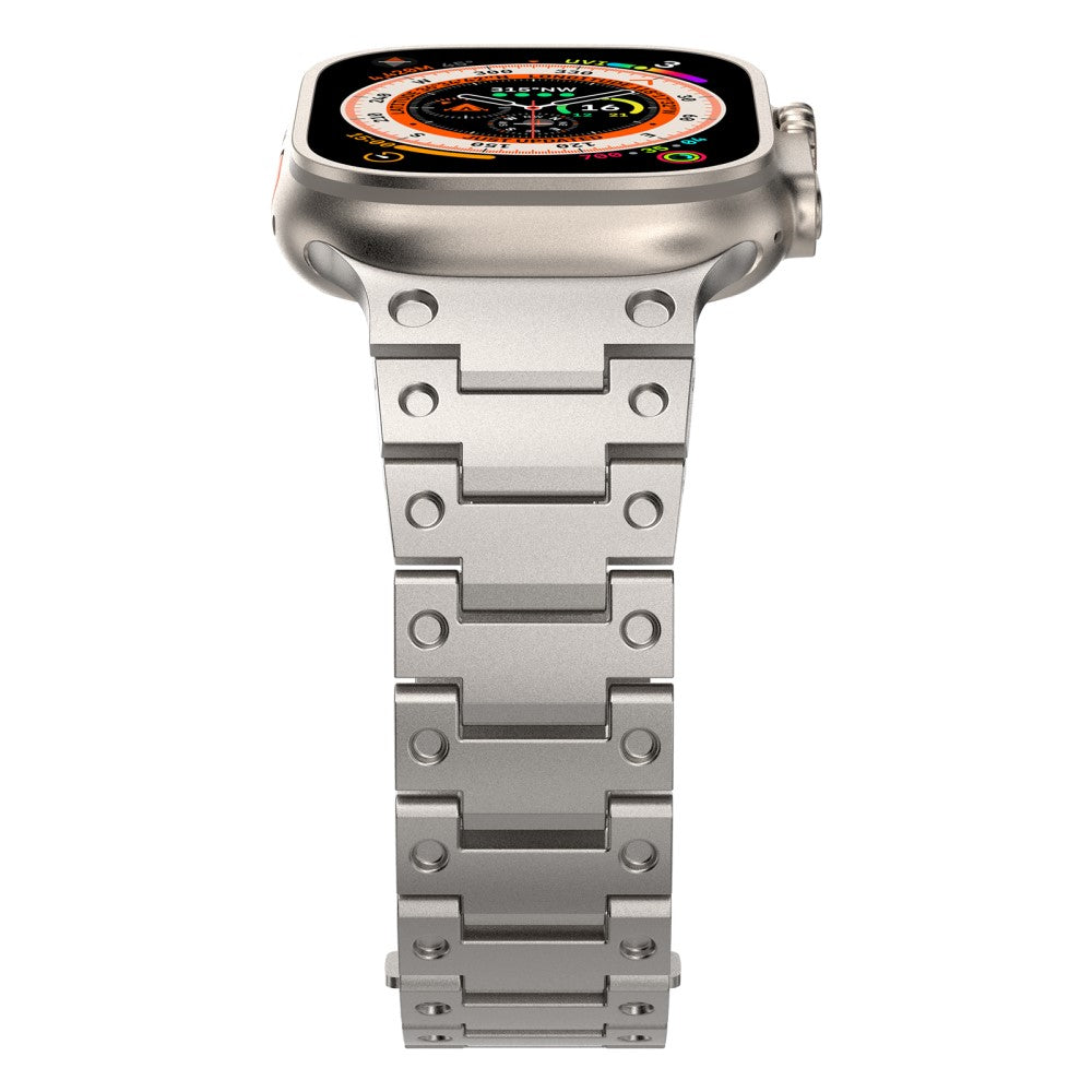 Rigtigt Rart Metal Universal Rem passer til Apple Smartwatch - Sølv#serie_2