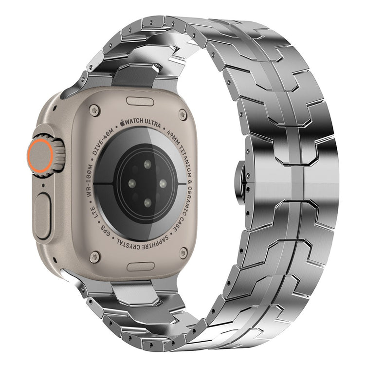 Kønt Metal Universal Rem passer til Apple Smartwatch - Sølv#serie_6