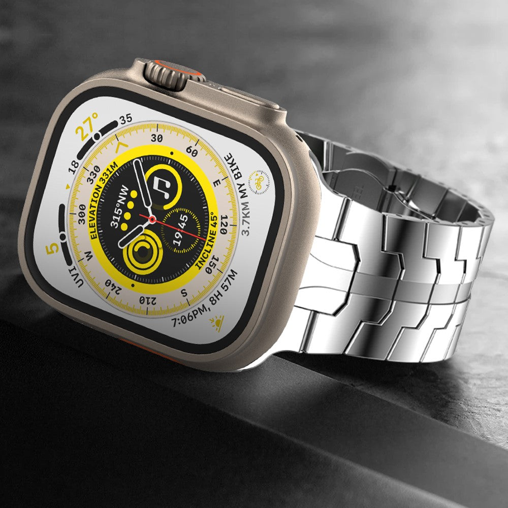 Kønt Metal Universal Rem passer til Apple Smartwatch - Sølv#serie_6