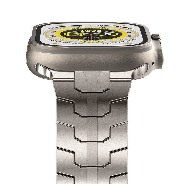 Mega Holdbart Metal Universal Rem passer til Apple Smartwatch - Sølv#serie_5