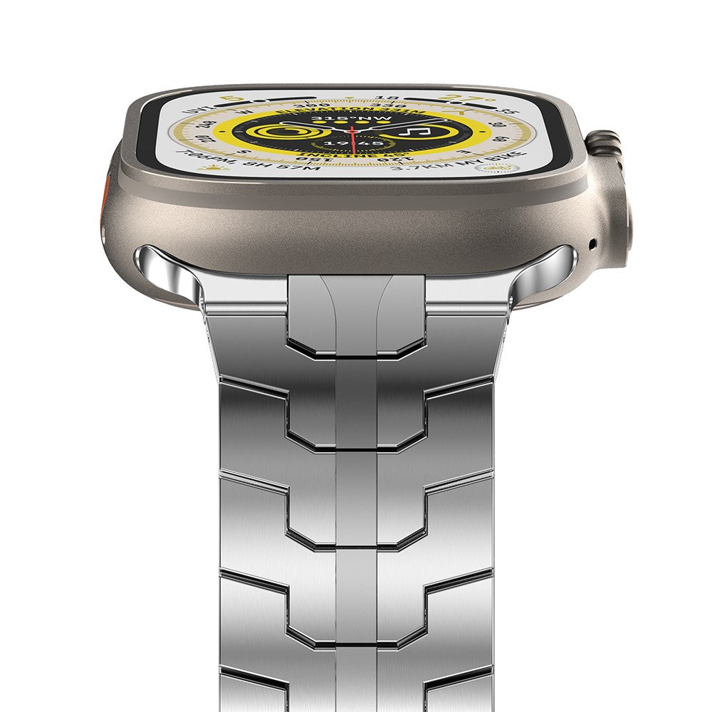 Mega Holdbart Metal Universal Rem passer til Apple Smartwatch - Sølv#serie_6