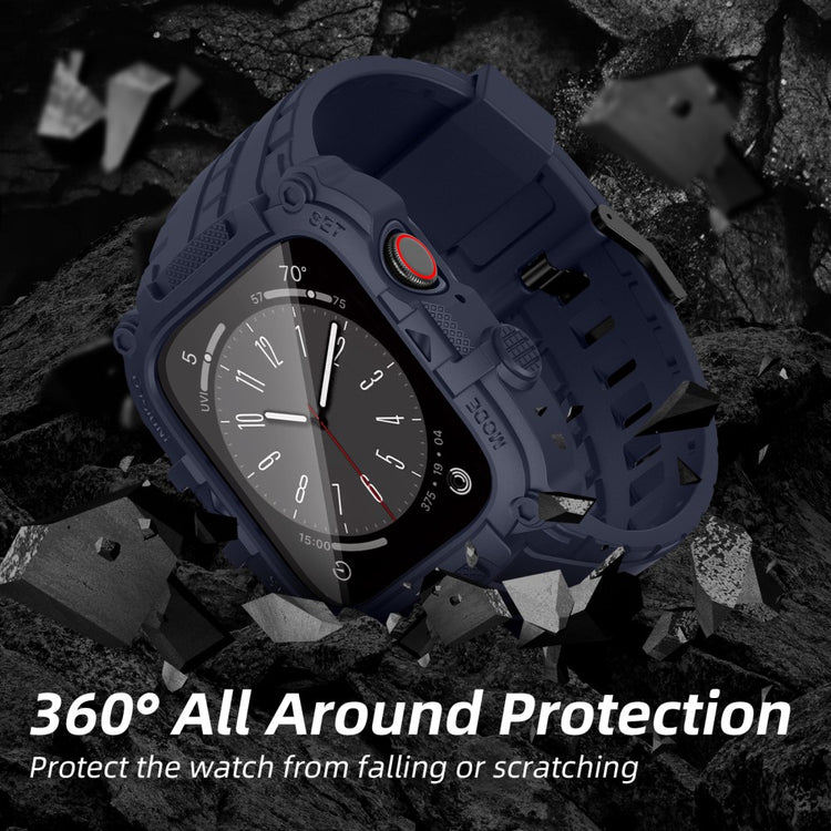 Mega Cool Silikone Universal Rem passer til Apple Smartwatch - Blå#serie_2
