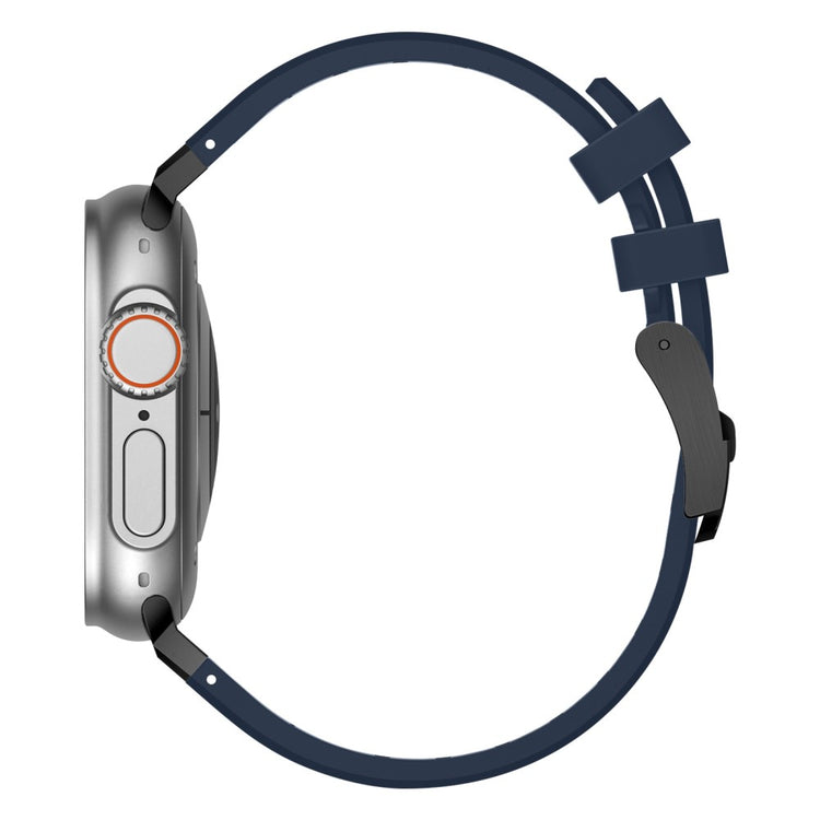 Mega Sejt Silikone Universal Rem passer til Apple Smartwatch - Blå#serie_5