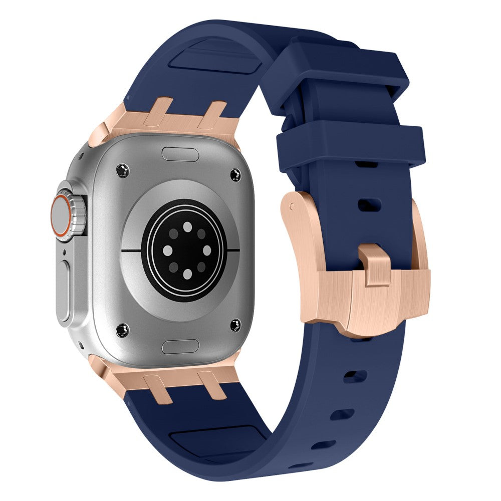 Mega Sejt Silikone Universal Rem passer til Apple Smartwatch - Blå#serie_15