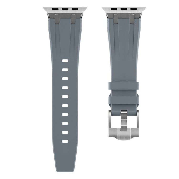 Mega Sejt Silikone Universal Rem passer til Apple Smartwatch - Sølv#serie_19