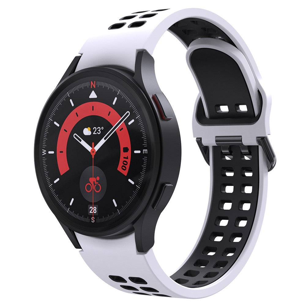 Meget Godt Silikone Universal Rem passer til Samsung Smartwatch - Hvid#serie_3