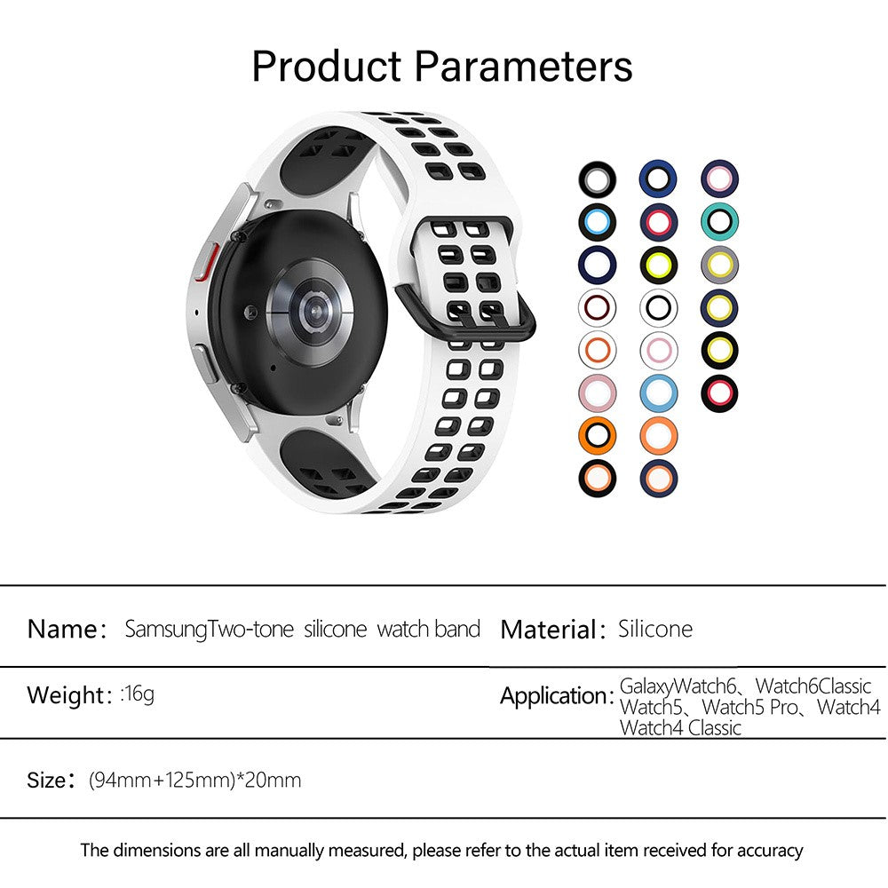 Meget Godt Silikone Universal Rem passer til Samsung Smartwatch - Blå#serie_20