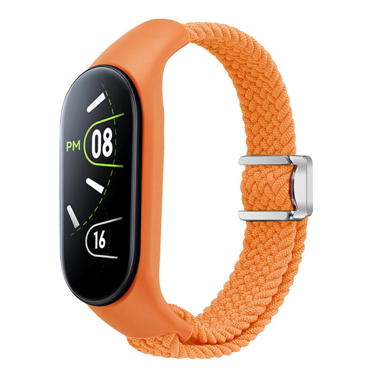 Super Sejt Nylon Universal Rem passer til Xiaomi Smartwatch - Orange#serie_9