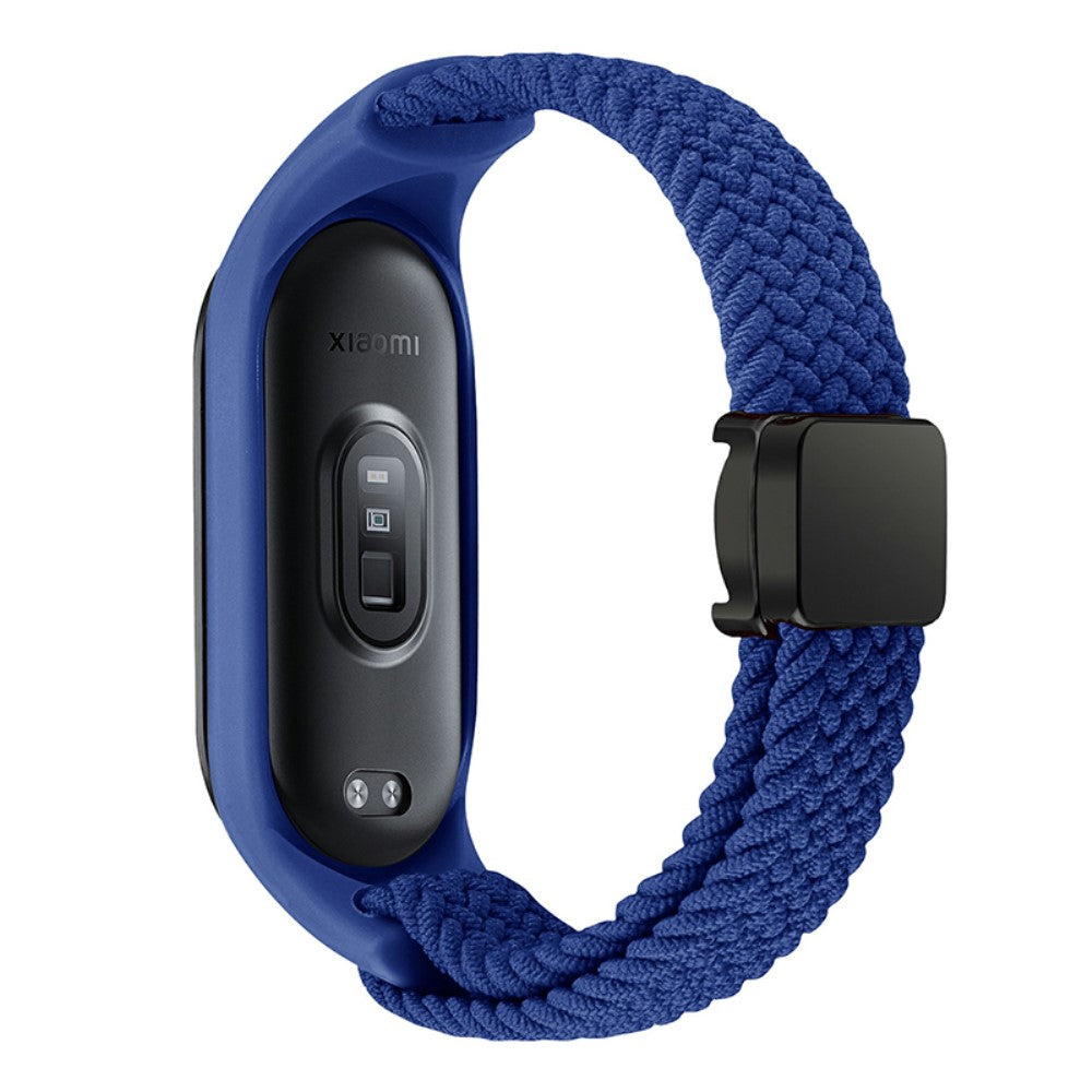 Super Sejt Nylon Universal Rem passer til Xiaomi Smartwatch - Blå#serie_17