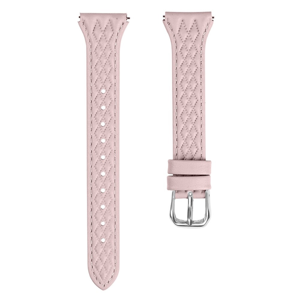 Rigtigt Kønt Ægte Læder Rem passer til LG Watch Sport - Pink#serie_1
