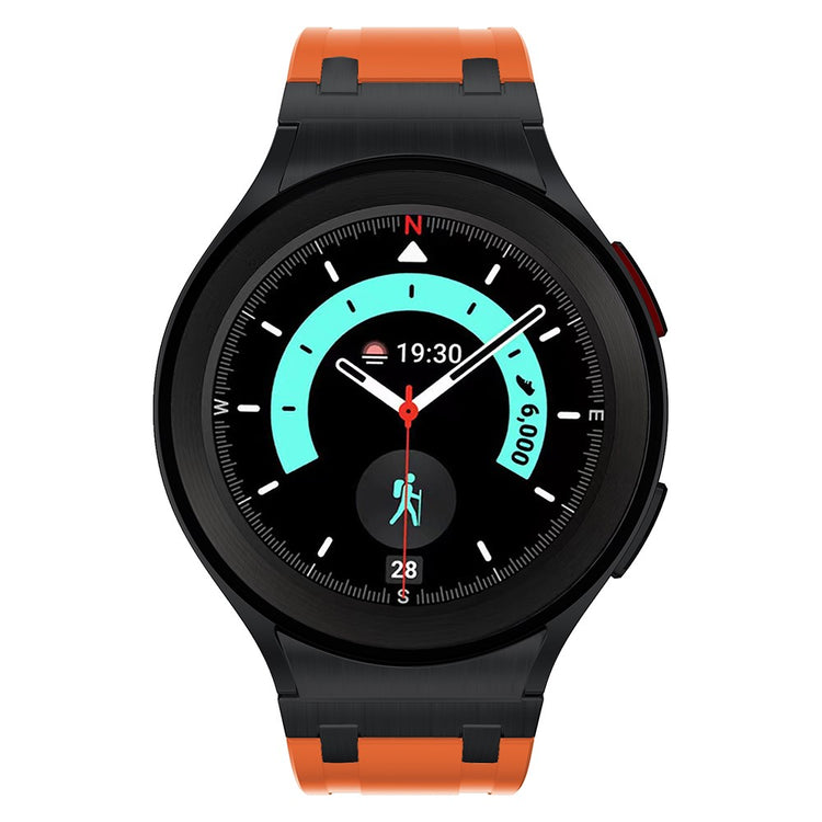 Alle Tiders Silikone Universal Rem passer til Samsung Smartwatch - Orange#serie_1