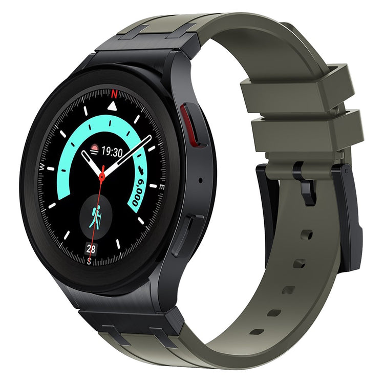 Alle Tiders Silikone Universal Rem passer til Samsung Smartwatch - Grøn#serie_5