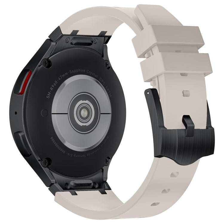 Alle Tiders Silikone Universal Rem passer til Samsung Smartwatch - Hvid#serie_6