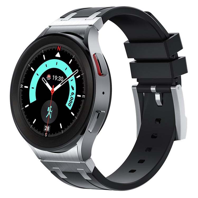 Alle Tiders Silikone Universal Rem passer til Samsung Smartwatch - Sort#serie_8