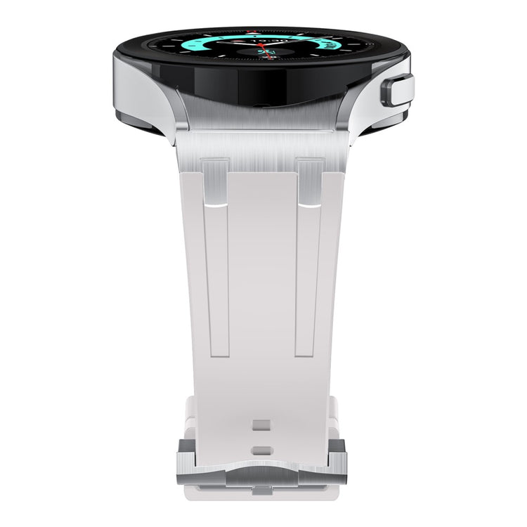Alle Tiders Silikone Universal Rem passer til Samsung Smartwatch - Sølv#serie_12