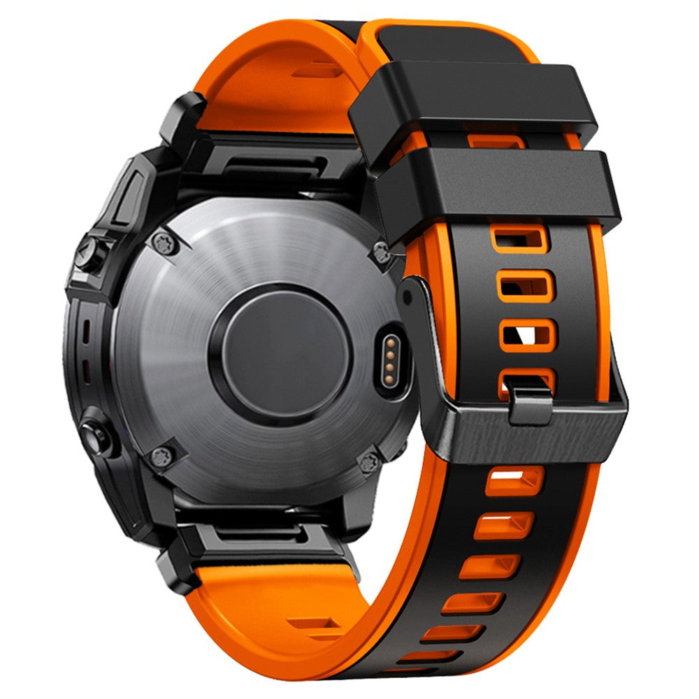 Vildt Rart Silikone Universal Rem passer til Garmin Smartwatch - Orange#serie_4