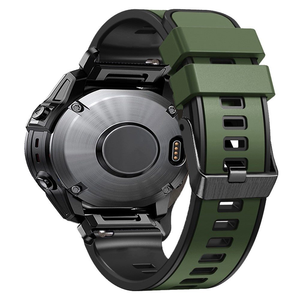 Vildt Rart Silikone Universal Rem passer til Garmin Smartwatch - Grøn#serie_9