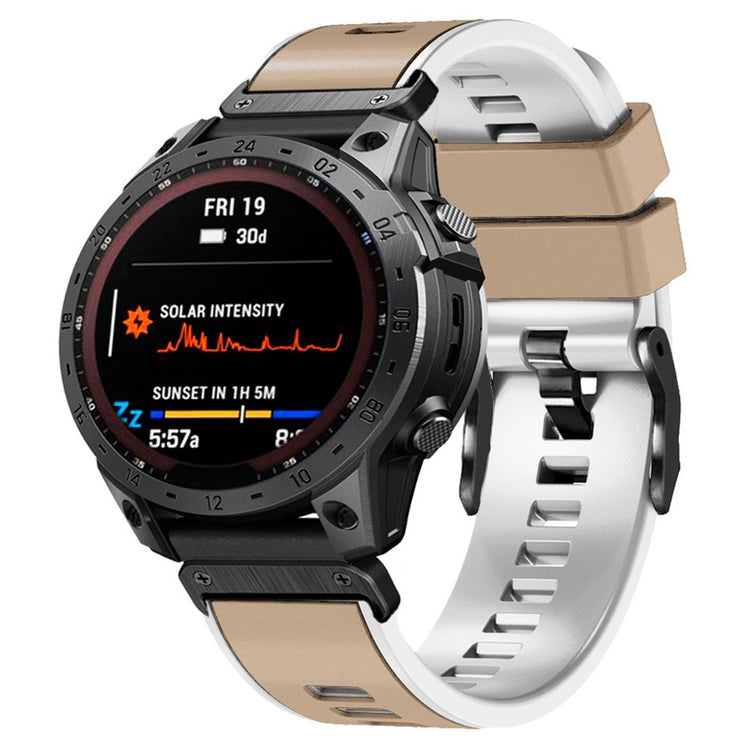 Vildt Rart Silikone Universal Rem passer til Garmin Smartwatch - Brun#serie_10