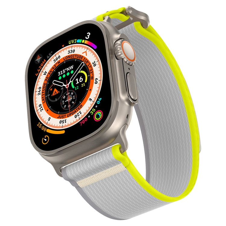 Mega Komfortabel Nylon Universal Rem passer til Apple Smartwatch - Gul#serie_2