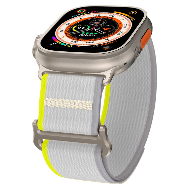 Mega Komfortabel Nylon Universal Rem passer til Apple Smartwatch - Gul#serie_2