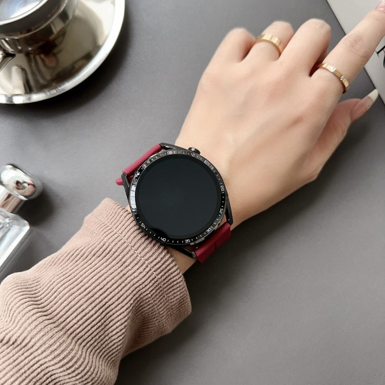 Super Cool Silikone Universal Rem passer til Smartwatch - Rød#serie_2